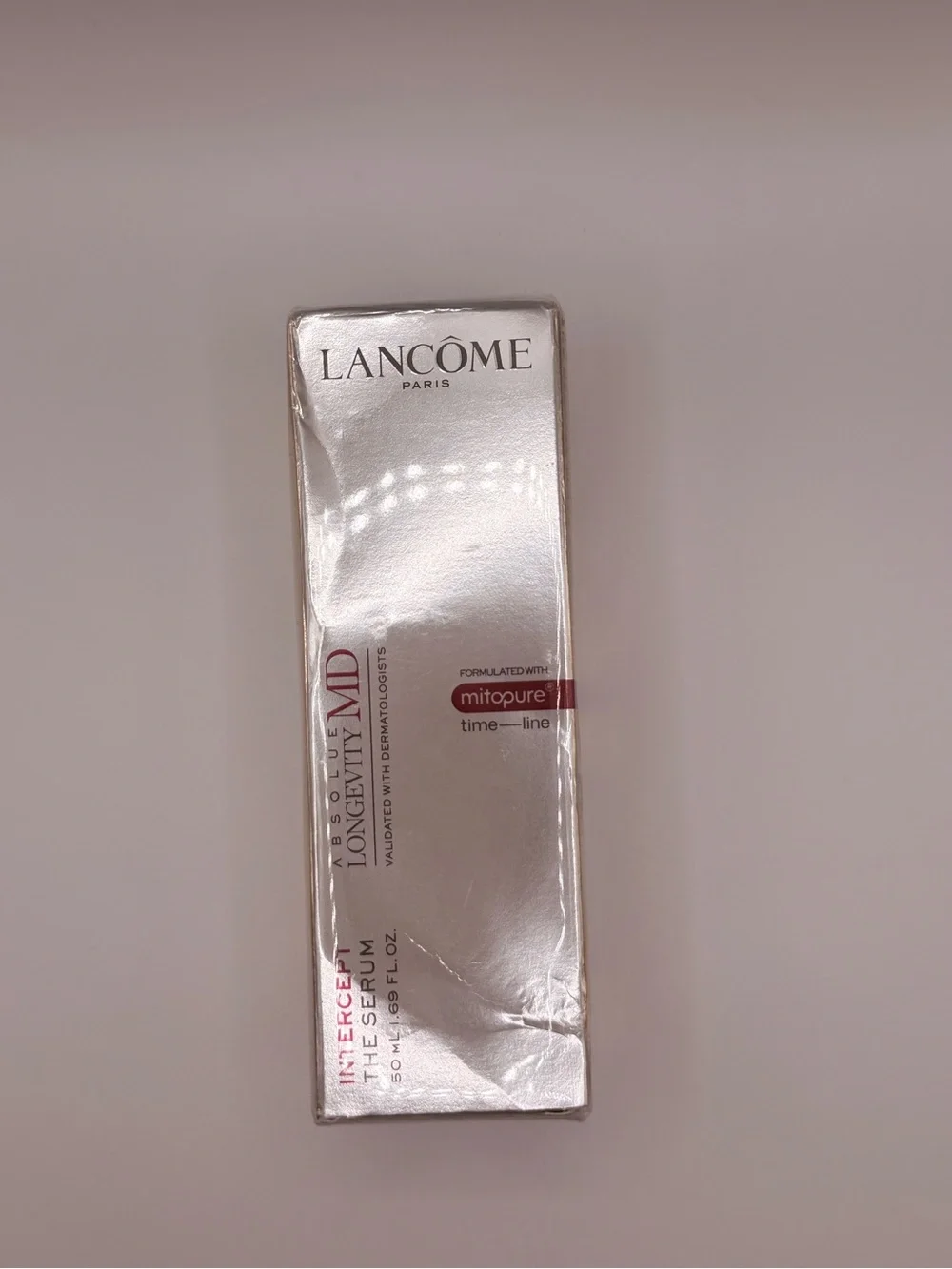 NIB Lancôme Absolue Longevity MD Intercept - Anti-Aging Face Serum, 1.7 Fl Oz